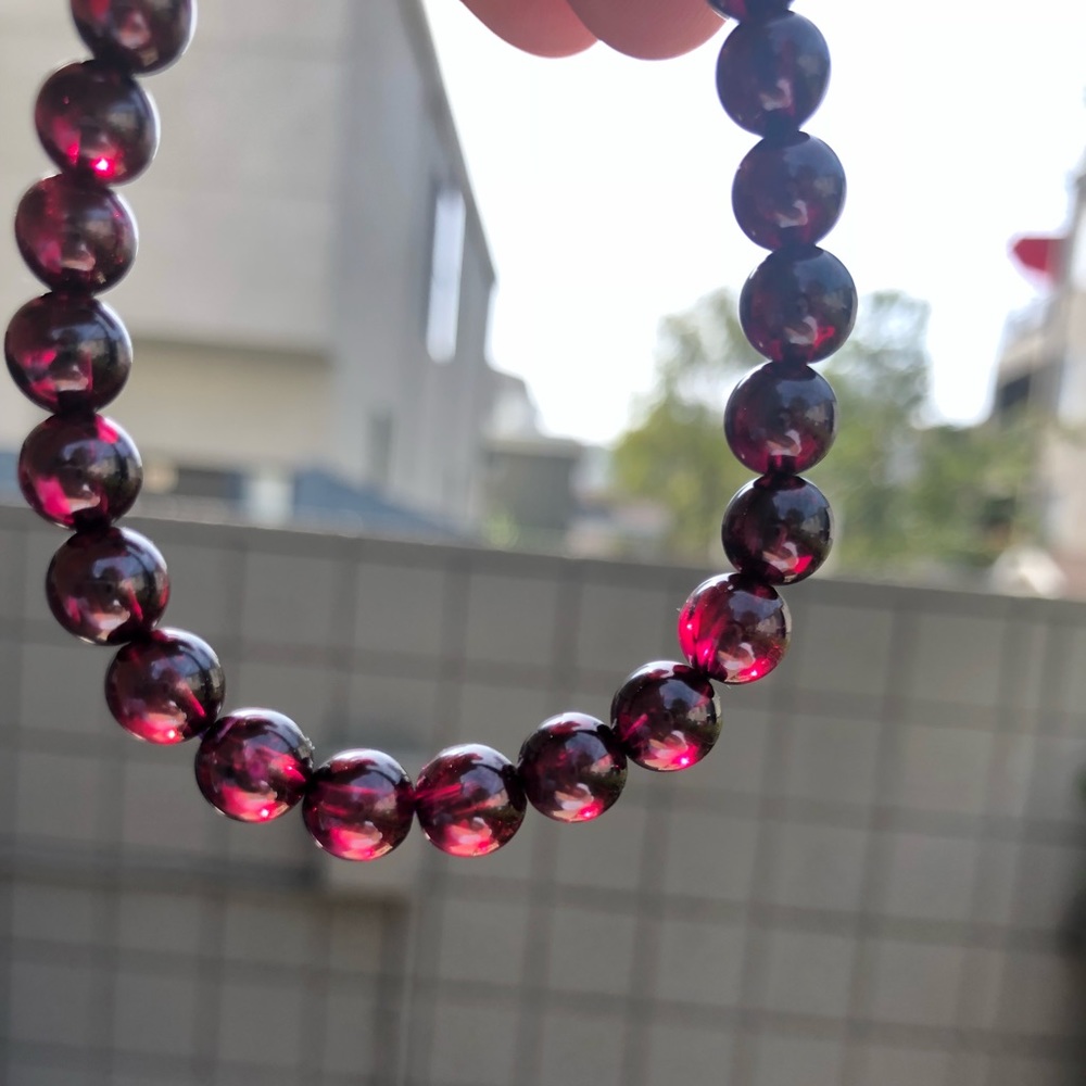 Garnet bracelet